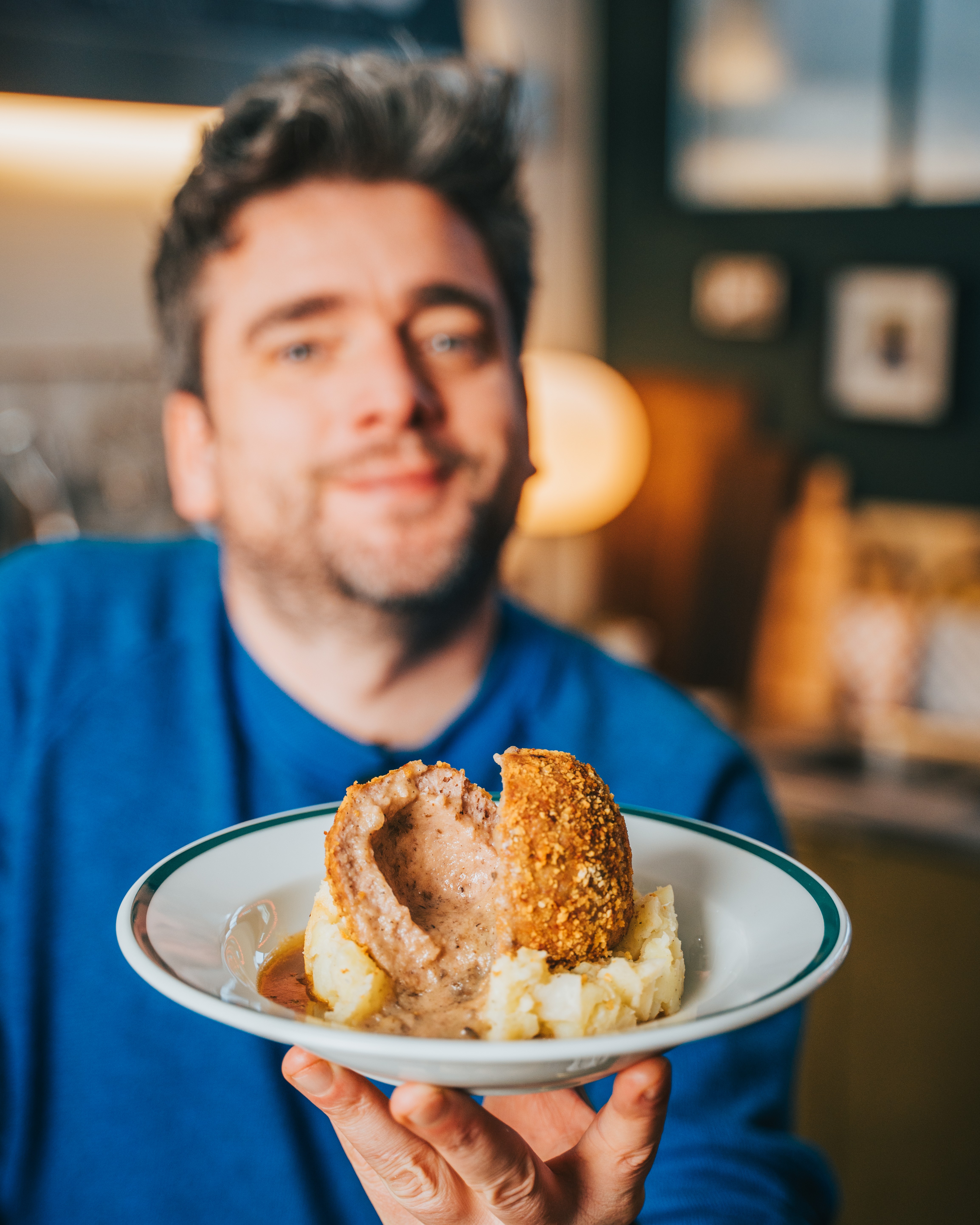 Knolselderstoemp & jus