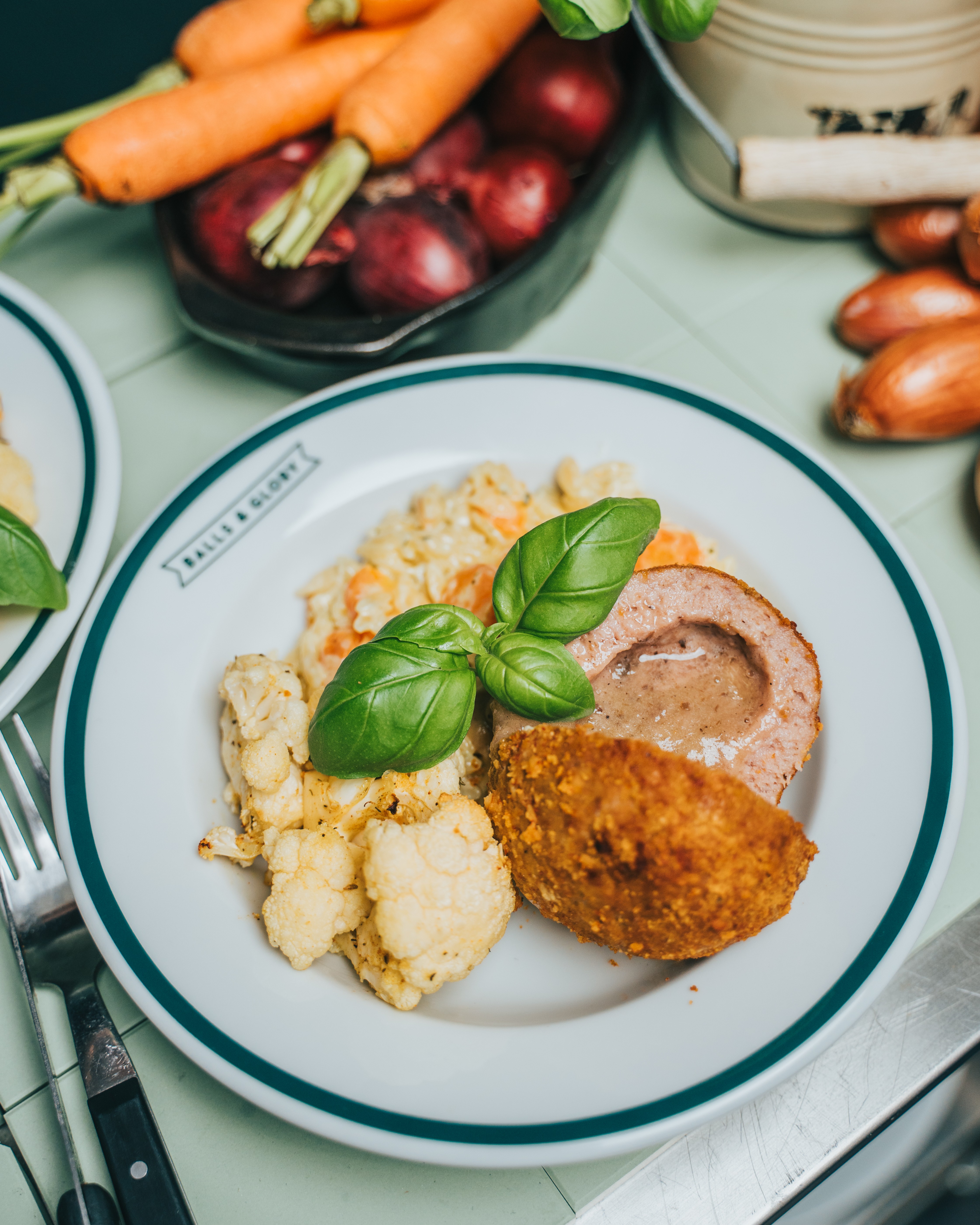 Orzotto au fromage aux herbes