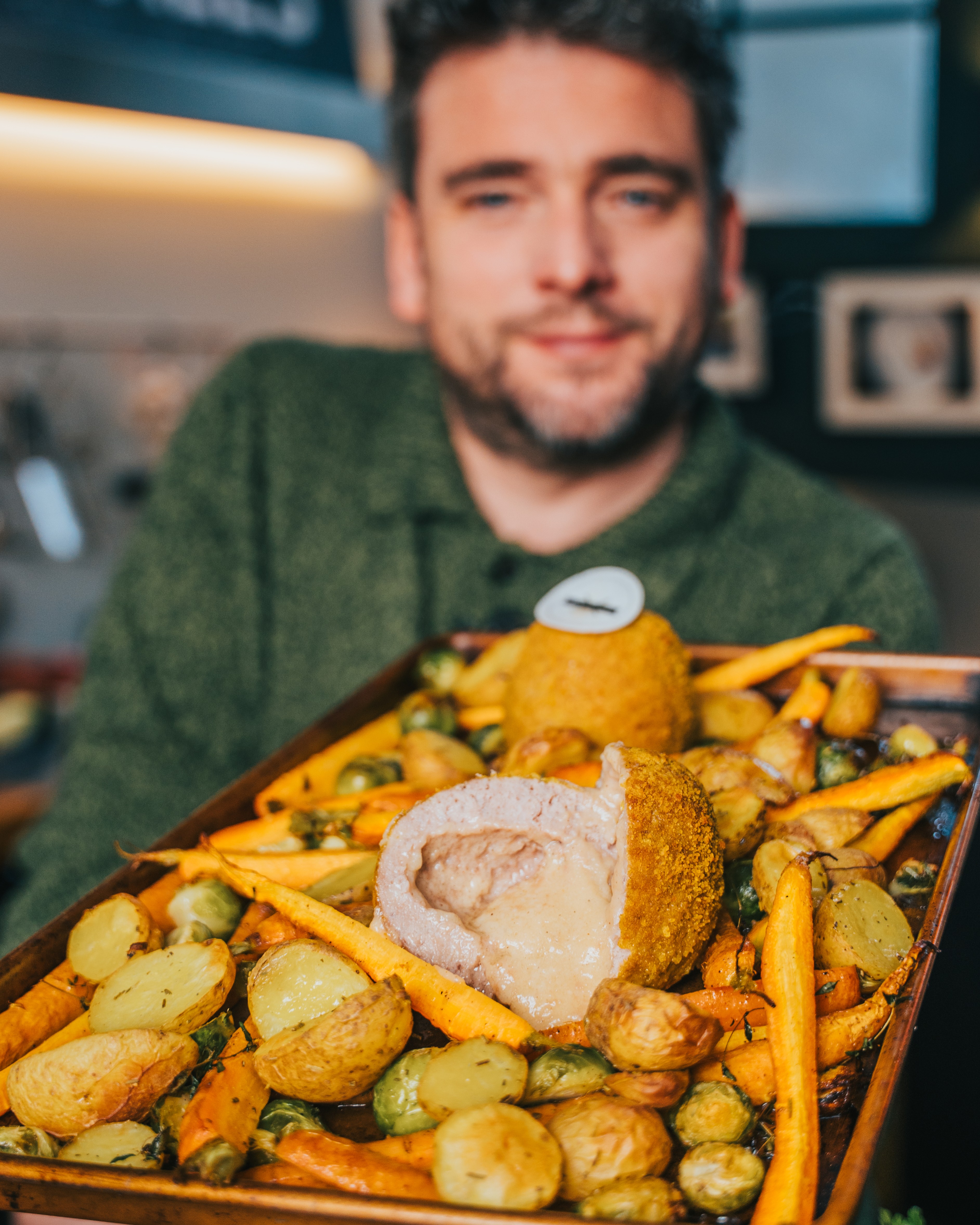 Traybake van seizoensgroentjes