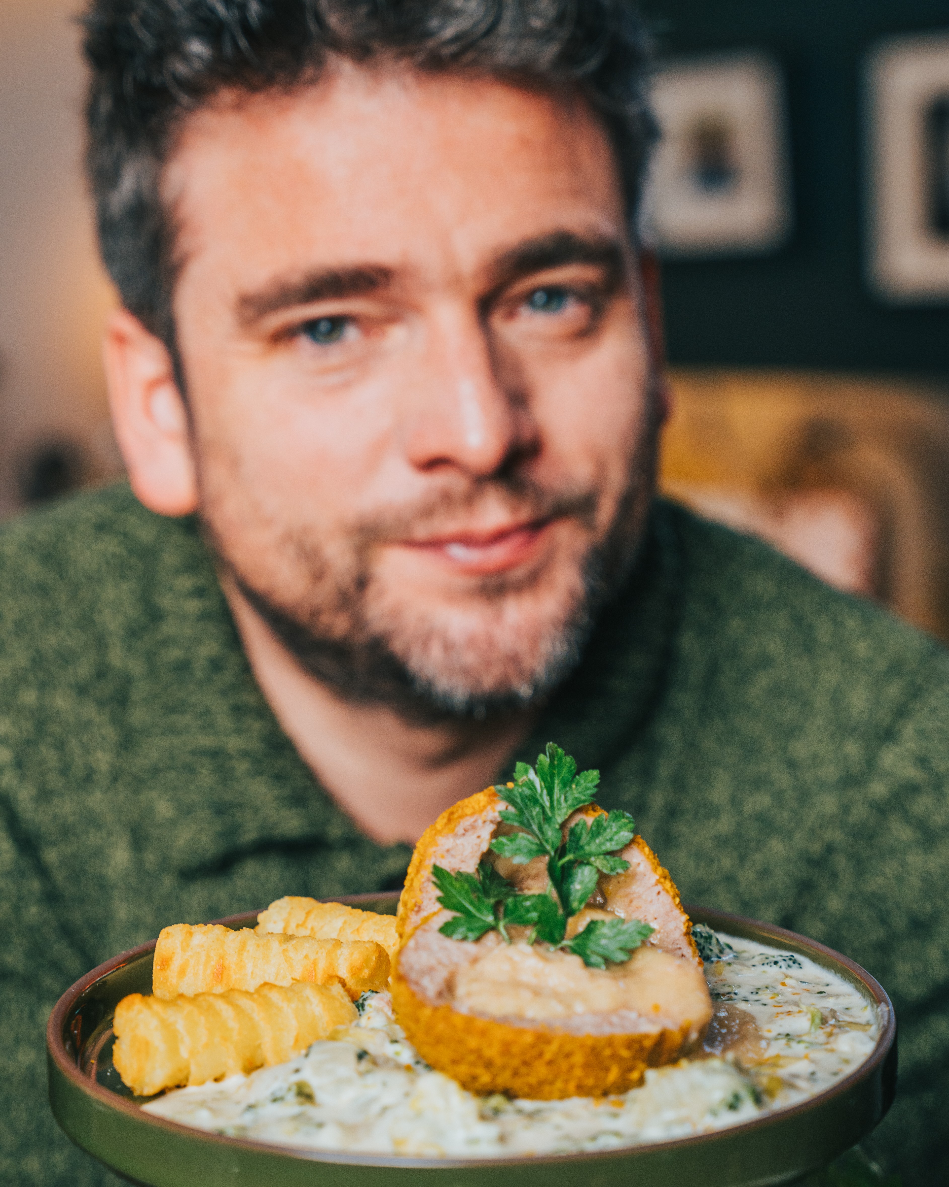 Witloof-roomsaus & kroketjes